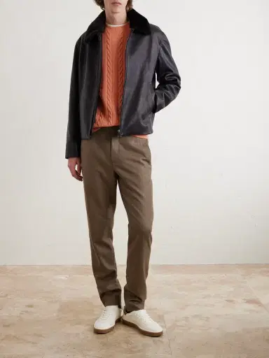 Loro Piana Cedar Cable-Knit Cashmere Sweater - Men | Thumbnail 2