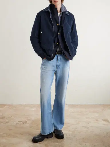 Cherry Los Angeles Charro Logo-Embroidered Cotton-Corduroy Jacket - Men | Thumbnail 2