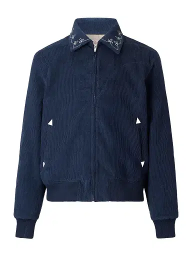 Cherry Los Angeles Charro Logo-Embroidered Cotton-Corduroy Jacket - Men | Thumbnail 1