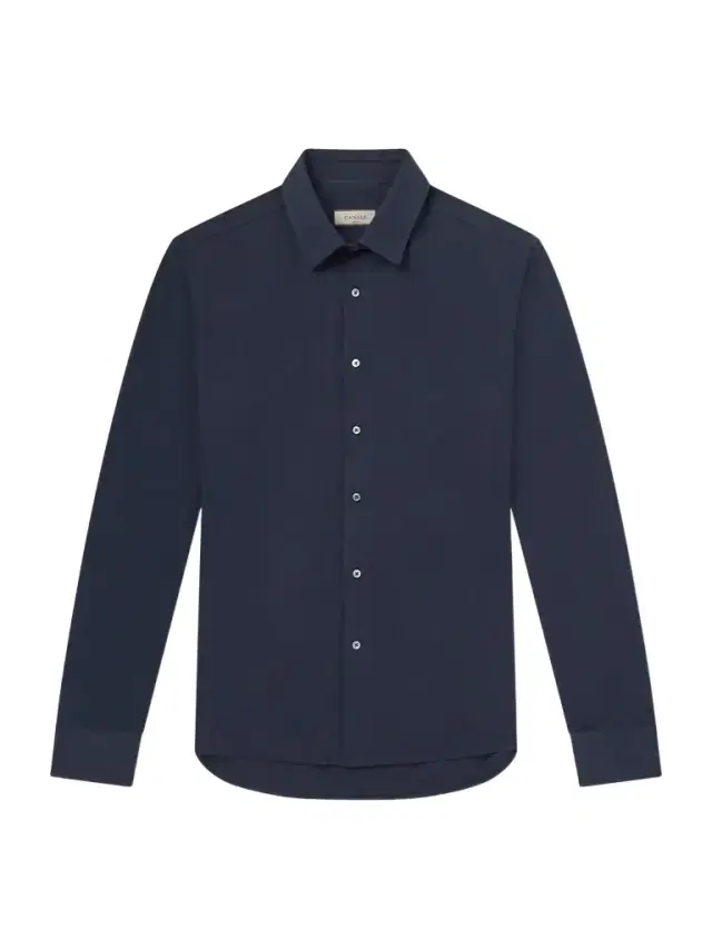 Canali Travel Slim-Fit Cutaway-Collar Stretch-Cotton Jersey Shirt - Men