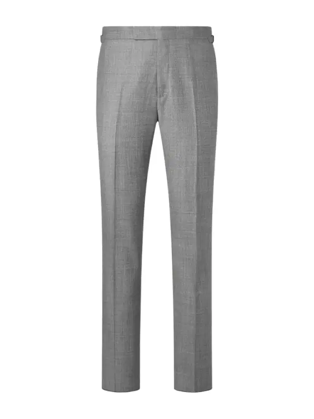 Slim-Fit Wool Suit Trousers - Men