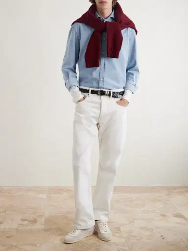 Brunello Cucinelli Denim Shirt - Men | Thumbnail 2