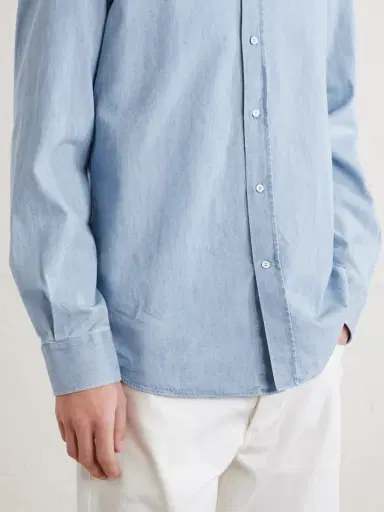 Brunello Cucinelli Denim Shirt - Men | Thumbnail 5