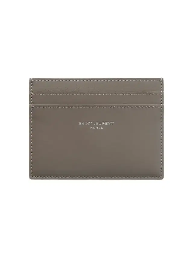 Logo-Print Leather Cardholder - Men