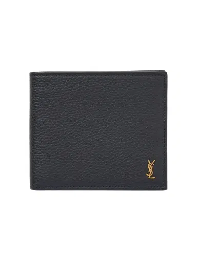 Saint Laurent Logo-Appliquéd Full-Grain Leather Billfold Wallet - Men | Thumbnail 1 Saint Laurent Logo-Appliquéd Full-Grain Leather Billfold Wallet - Men | Thumbnail 1