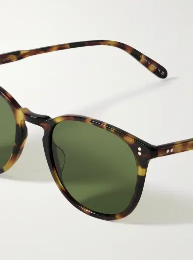 Garrett Leight California Optical Kinney Round-Frame Tortoiseshell Acetate Sunglasses - Men | Thumbnail 2 Garrett Leight California Optical Kinney Round-Frame Tortoiseshell Acetate Sunglasses - Men | Thumbnail 2
