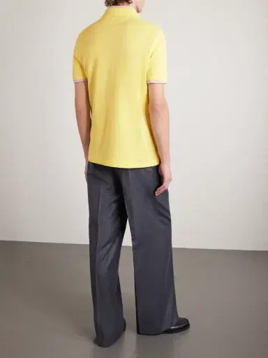 Tom Ford Slim-Fit Lyocell and Cotton-Blend Piqué Polo Shirt - Men | Thumbnail 4 Tom Ford Slim-Fit Lyocell and Cotton-Blend Piqué Polo Shirt - Men | Thumbnail 4