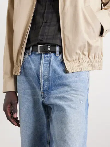 Saint Laurent Leather Belt - Men | Thumbnail 3
