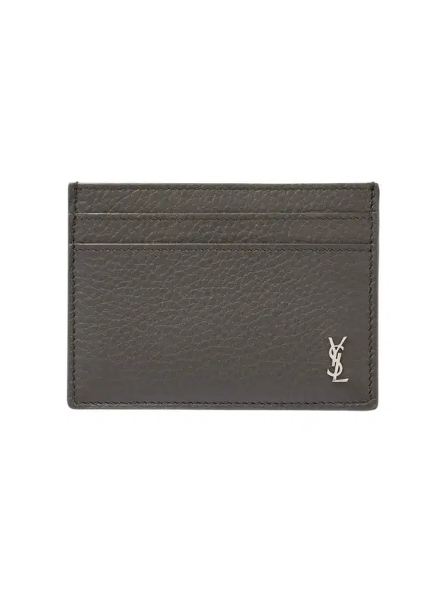 Tiny Cassandre Logo-Appliquéd Full-Grain Leather Cardholder - Men