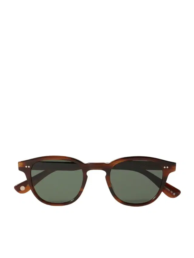 Garrett Leight California Optical Evan Round-Frame Acetate Sunglasses - Men
