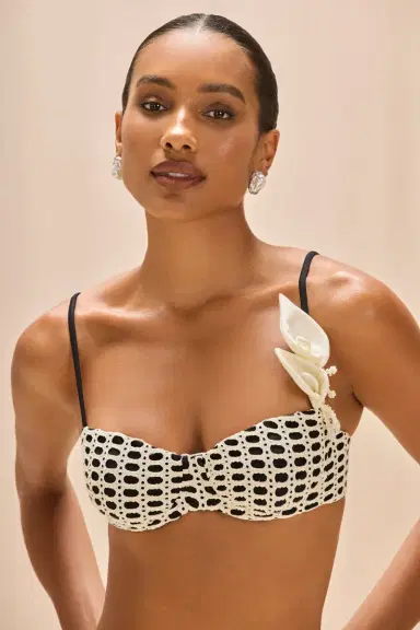 PatBo SELENE MESH COLOR BLOCK BIKINI TOP | Thumbnail 1 PatBo SELENE MESH COLOR BLOCK BIKINI TOP | Thumbnail 1