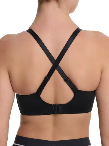 Natori Women's Elevate Convertible Wireless Sports Bra - Black - Size 38B | Thumbnail 4