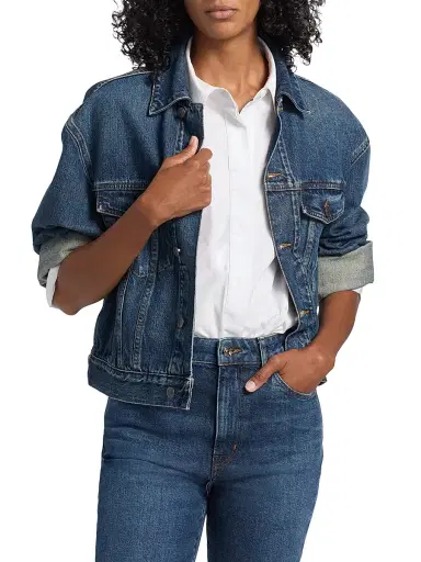Frame Women's The Curve Denim Jacket | Thumbnail 3