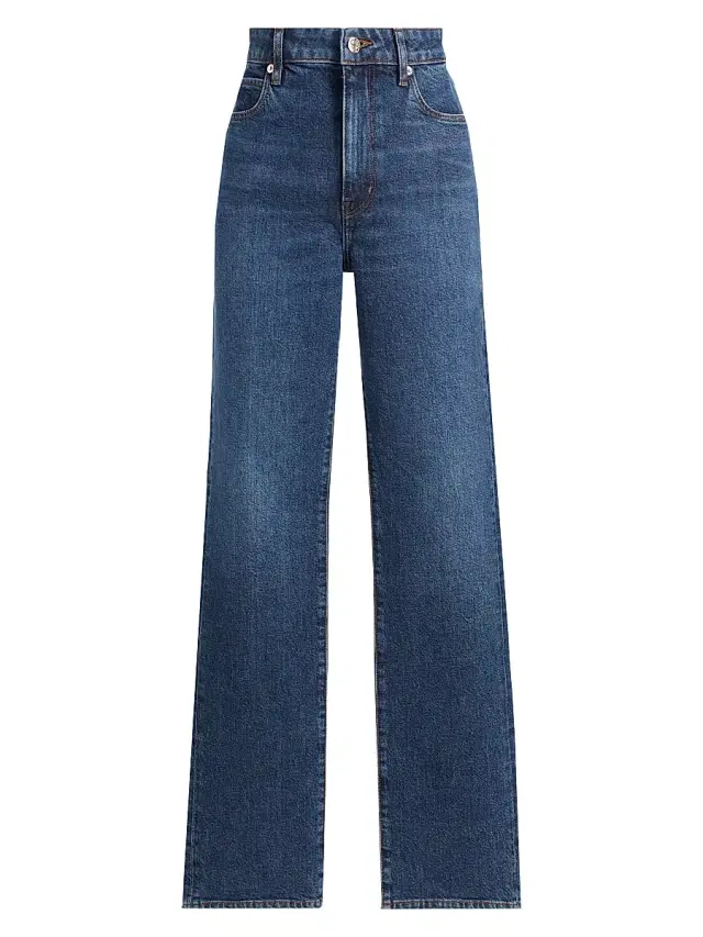 FRAME Women's The Ruler Slim-Fit Straight-Leg High-Rise Jeans - Rory