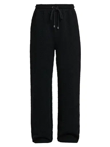 AMIRI Men's Ma Quad Jacquard Drawstring Sweatpants - Black - Size Medium | Thumbnail 1