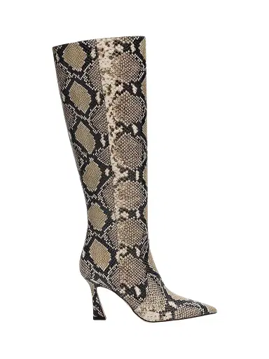 Stuart Weitzman Women's Vinnie 85MM Snake-Printed Leather Knee-High Boots - Snake - Size 9.5 | Thumbnail 1