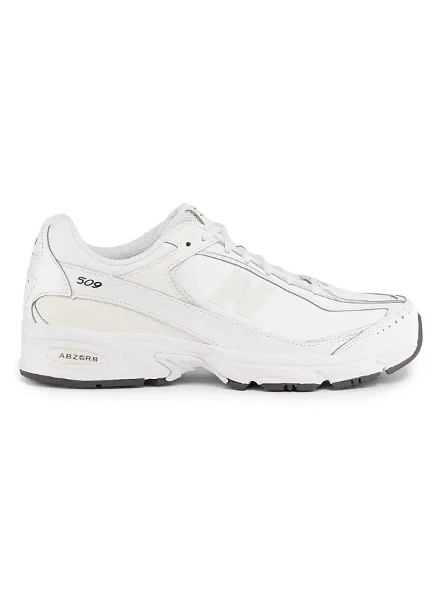 CDG Homme Men's  x New Balance U509 Low-Top Faux Leather Sneakers - White