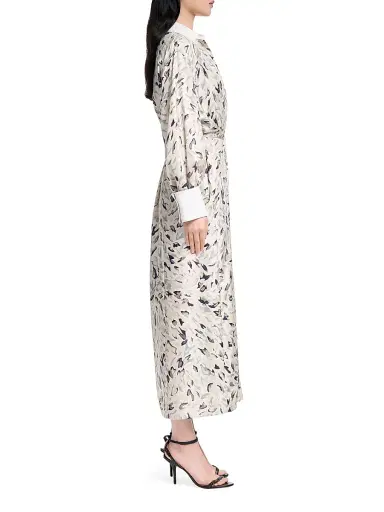 Altuzarra Women's Floyd Animal Print Shirtdress | Thumbnail 4 Altuzarra Women's Floyd Animal Print Shirtdress | Thumbnail 4