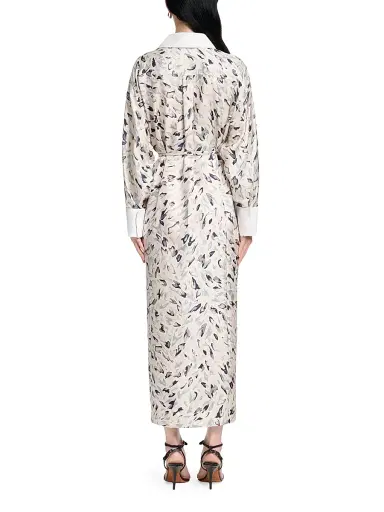 Altuzarra Women's Floyd Animal Print Shirtdress | Thumbnail 5 Altuzarra Women's Floyd Animal Print Shirtdress | Thumbnail 5