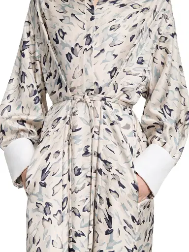Altuzarra Women's Floyd Animal Print Shirtdress | Thumbnail 6 Altuzarra Women's Floyd Animal Print Shirtdress | Thumbnail 6