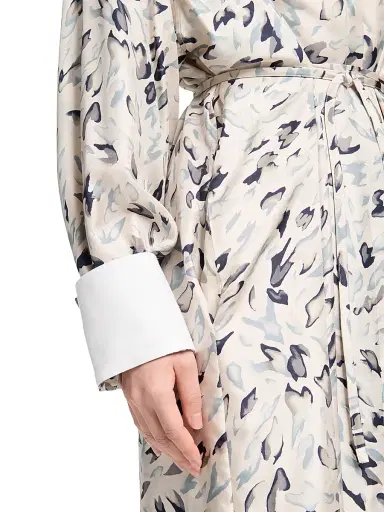 Altuzarra Women's Floyd Animal Print Shirtdress | Thumbnail 7 Altuzarra Women's Floyd Animal Print Shirtdress | Thumbnail 7