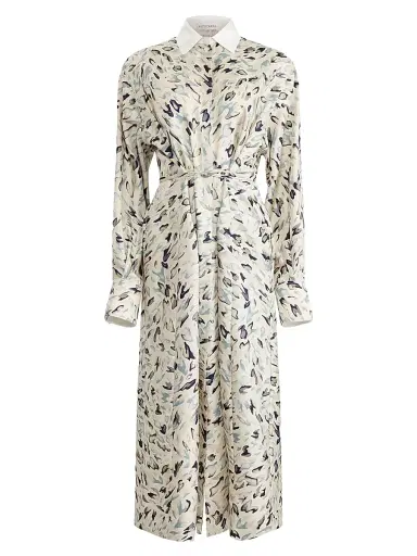 Altuzarra Women's Floyd Animal Print Shirtdress | Thumbnail 1 Altuzarra Women's Floyd Animal Print Shirtdress | Thumbnail 1
