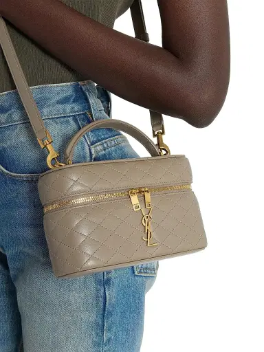 Saint Laurent Women's Gaby Vanity Bag - Light Taupe | Thumbnail 3