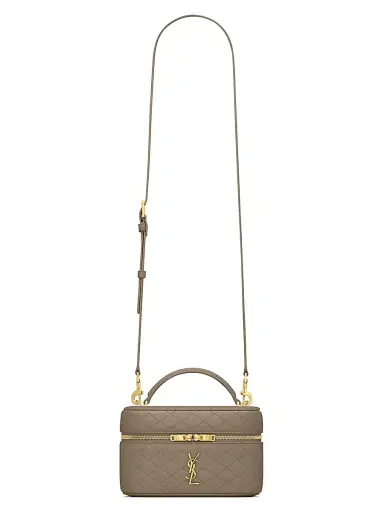 Saint Laurent Women's Gaby Vanity Bag - Light Taupe | Thumbnail 1