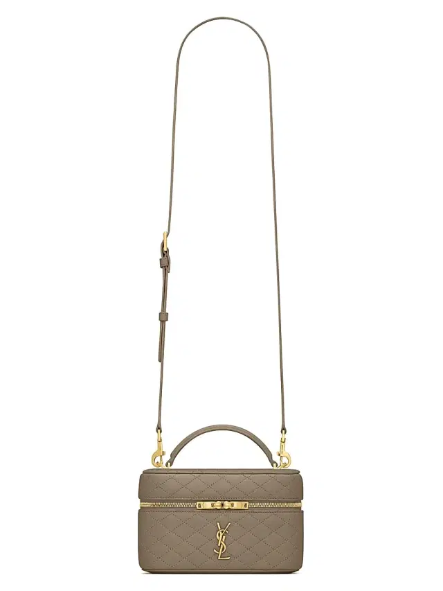 Saint Laurent Women's Gaby Vanity Bag - Light Taupe