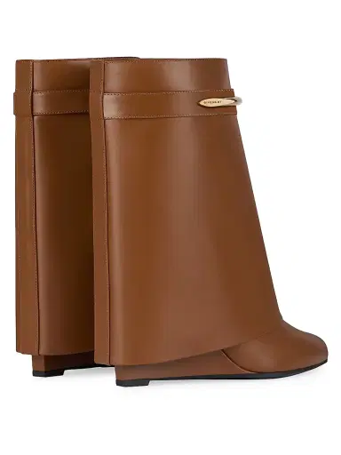 Givenchy Women's Shark Ankle Boots in Leather - Tan - Size 12 | Thumbnail 4 Givenchy Women's Shark Ankle Boots in Leather - Tan - Size 12 | Thumbnail 4