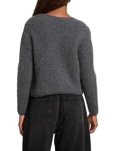 Ba&sh Women's Harry Brushed Flap-Pocket Cardigan | Thumbnail 5