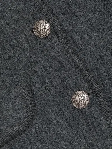 Ba&sh Women's Harry Brushed Flap-Pocket Cardigan | Thumbnail 7