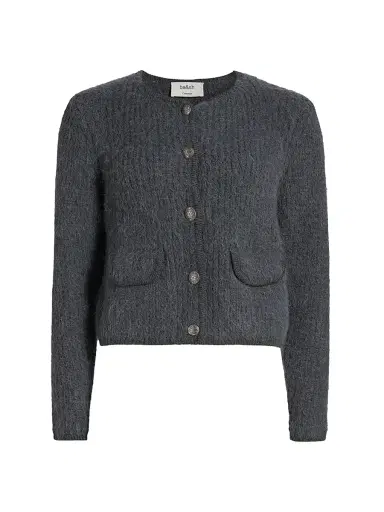 Ba&sh Women's Harry Brushed Flap-Pocket Cardigan | Thumbnail 1