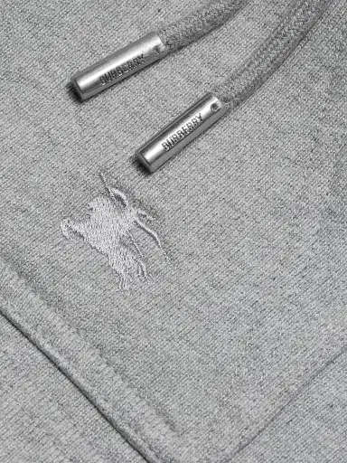 Burberry Women's Harper Check Tape Full-Zip Hoodie | Thumbnail 7