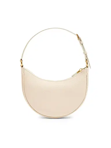 Valentino Garavani Women's VLogo Signature Mini Hobo Shoulder Bag in Grainy Calfskin - Light Ivory | Thumbnail 3 Valentino Garavani Women's VLogo Signature Mini Hobo Shoulder Bag in Grainy Calfskin - Light Ivory | Thumbnail 3