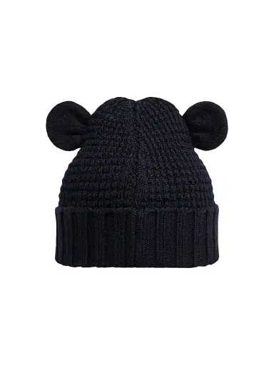 Moncler Newborn's Beanie in Wool | Thumbnail 2 Moncler Newborn's Beanie in Wool | Thumbnail 2