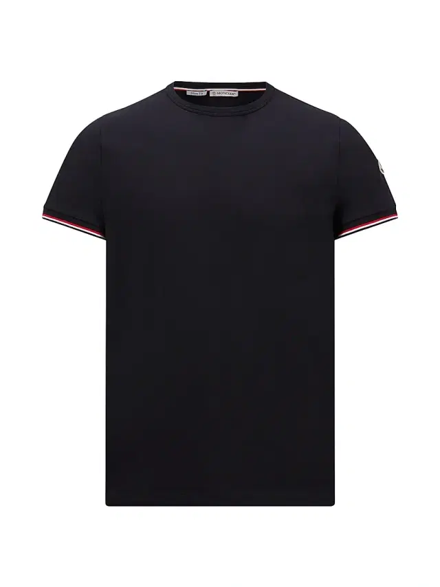 Moncler Men's Crewneck T-Shirt in Cotton - Night Blue