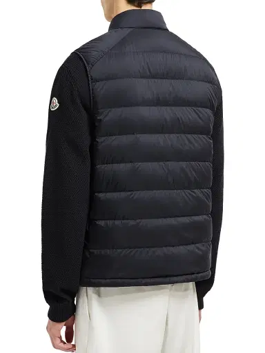 Moncler Men's Barthe Puffer Vest - Navy Blue - Size XXXXL | Thumbnail 3
