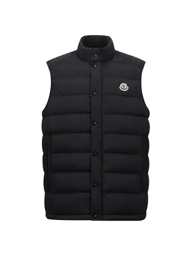 Moncler Men's Barthe Puffer Vest - Navy Blue - Size XXXXL | Thumbnail 1