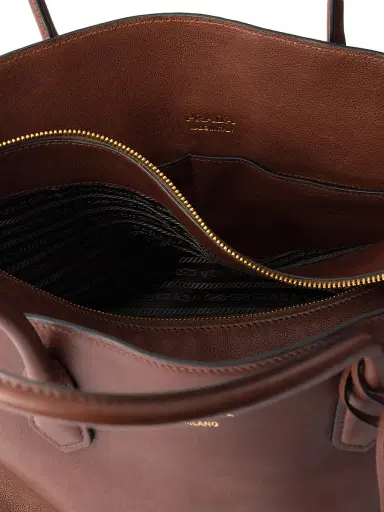 Prada Women's Leather Tote Bag - Brown | Thumbnail 6