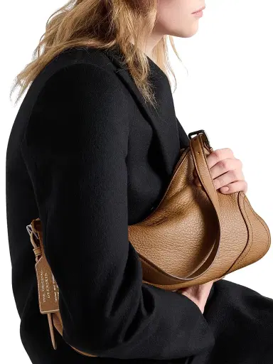 Prada Women's Aimèe Large Leather Shoulder Bag - Brown | Thumbnail 2 Prada Women's Aimèe Large Leather Shoulder Bag - Brown | Thumbnail 2