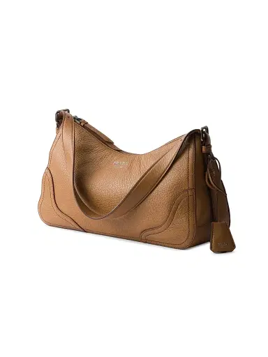 Prada Women's Aimèe Large Leather Shoulder Bag - Brown | Thumbnail 4 Prada Women's Aimèe Large Leather Shoulder Bag - Brown | Thumbnail 4