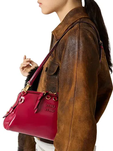 Miu Miu Women's Leather Clutch | Thumbnail 2