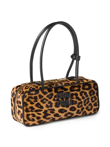 Miu Miu Women's Printed Leather Beau Shoulder Bag | Thumbnail 2