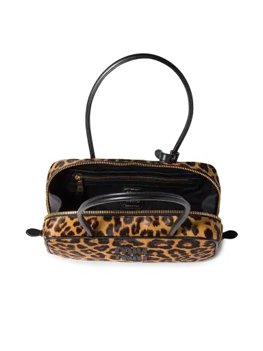 Miu Miu Women's Printed Leather Beau Shoulder Bag | Thumbnail 4