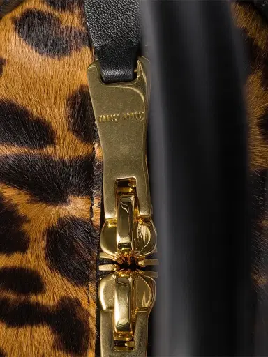 Miu Miu Women's Printed Leather Beau Shoulder Bag | Thumbnail 5