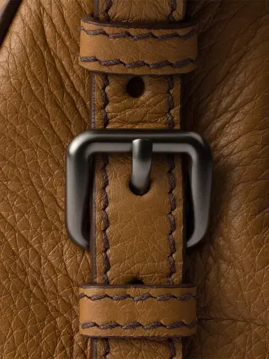 Prada Women's Large Leather Tote Bag - Brown | Thumbnail 7