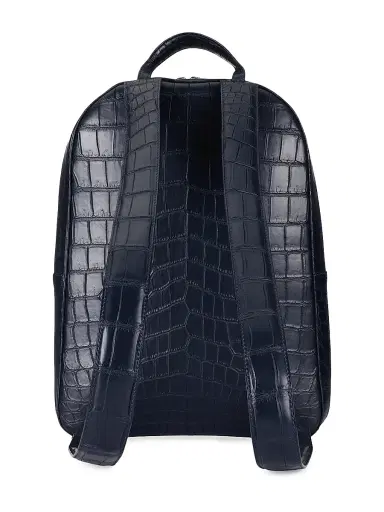 Stefano Ricci Men's Unique Crocodile Backpack - Blue | Thumbnail 3