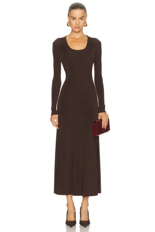 Roland Mouret Scoop Neck Ceremony Dress