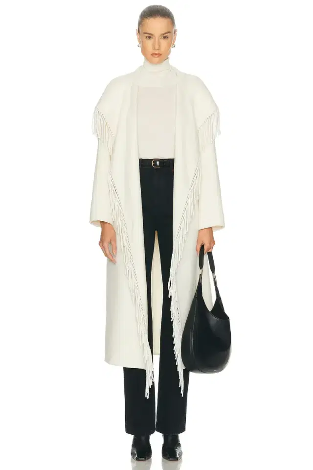 Sablyn Charli Hooded Fringe Coat